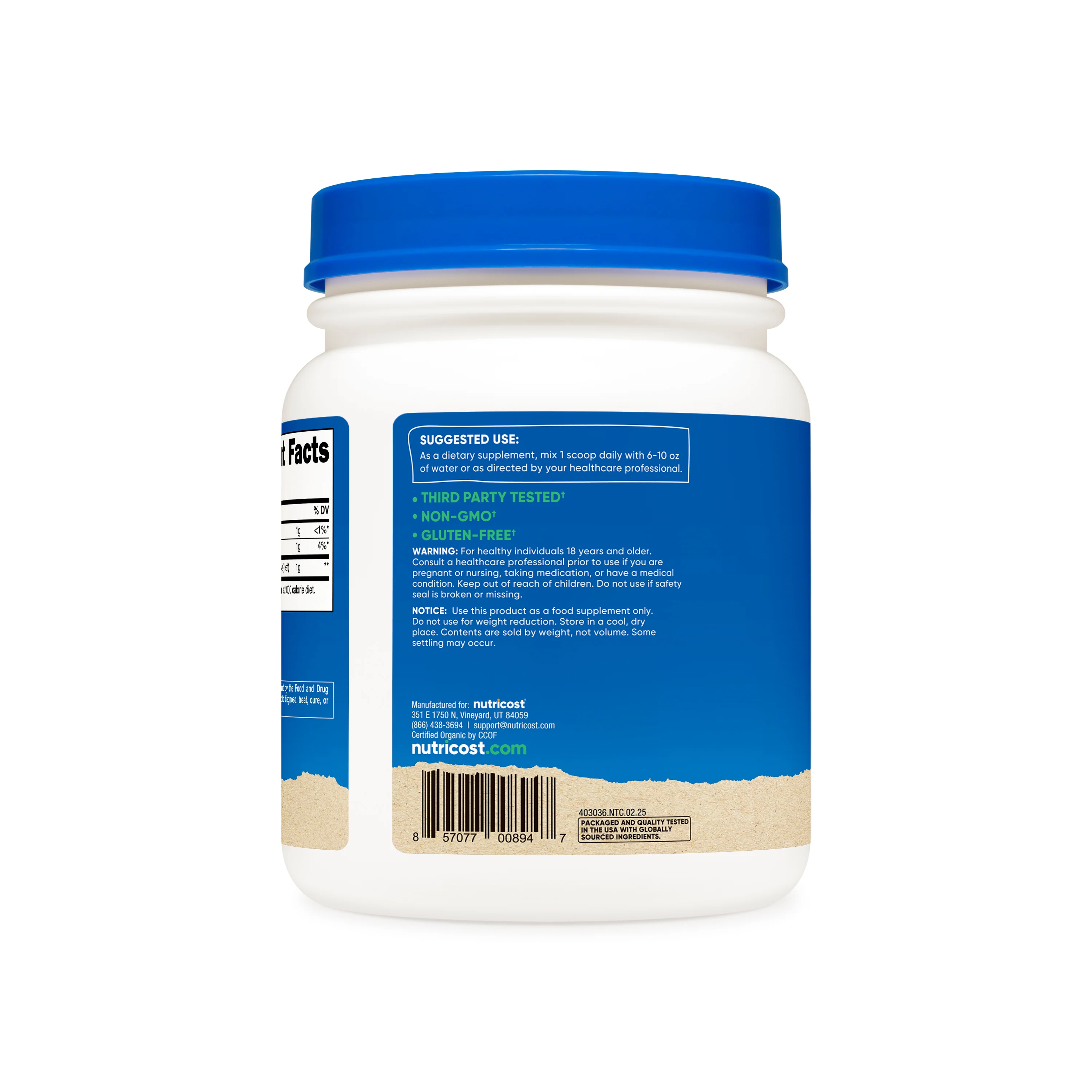 Nutricost Organic Alfalfa Powder - Image 3