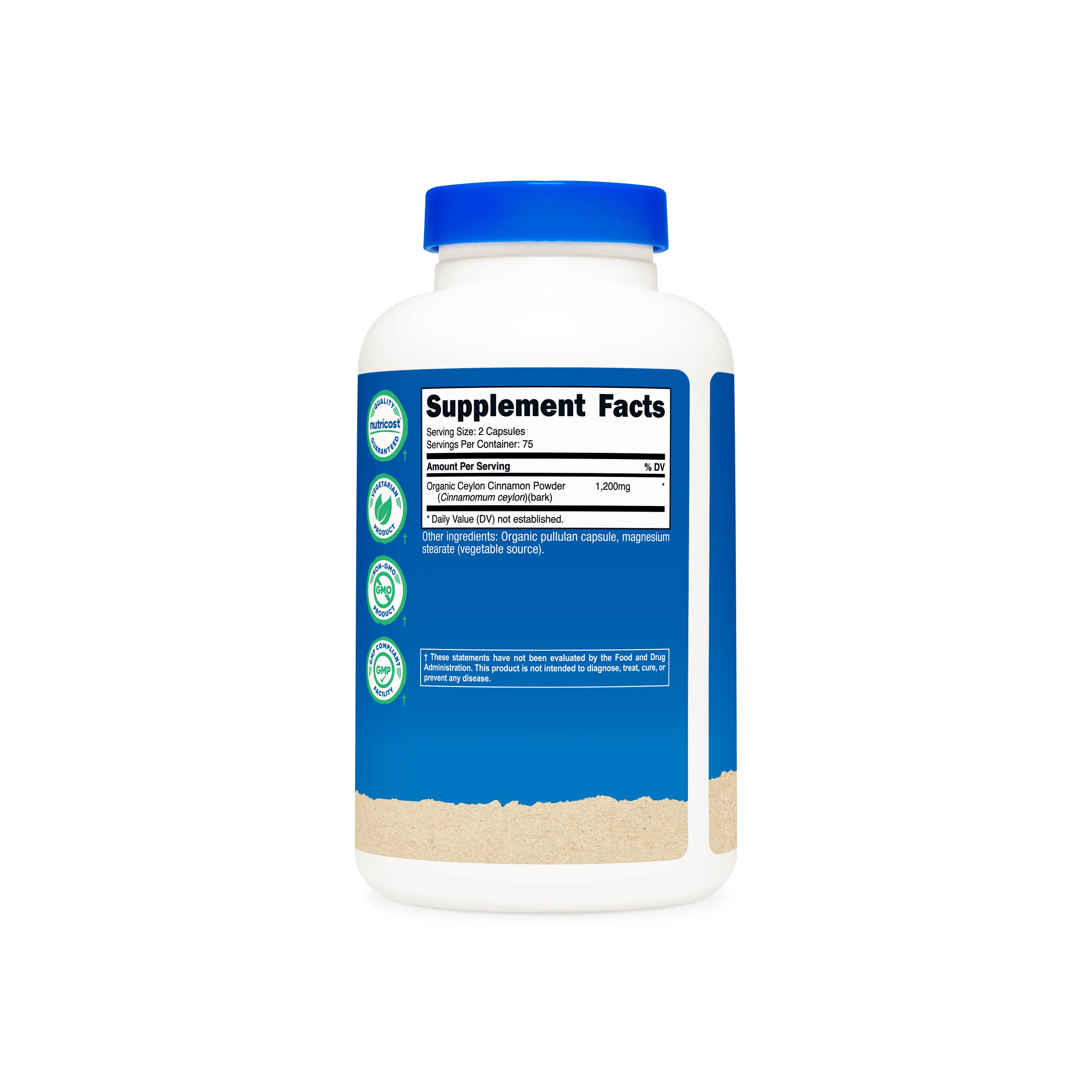 Nutricost Cinnamon Made with Organic Ceylon Capsules - Image 6