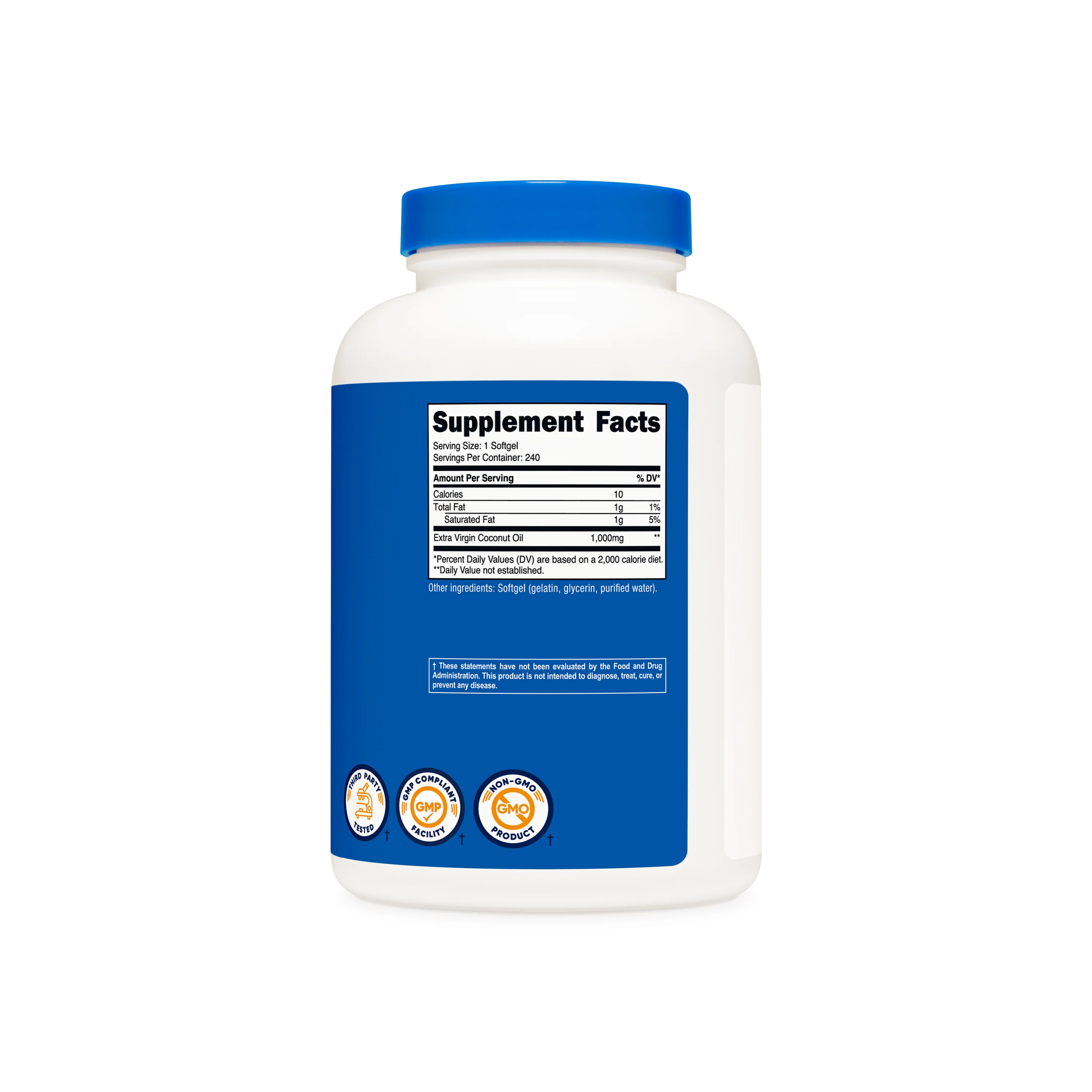 Nutricost Coconut Oil Softgels - Image 5