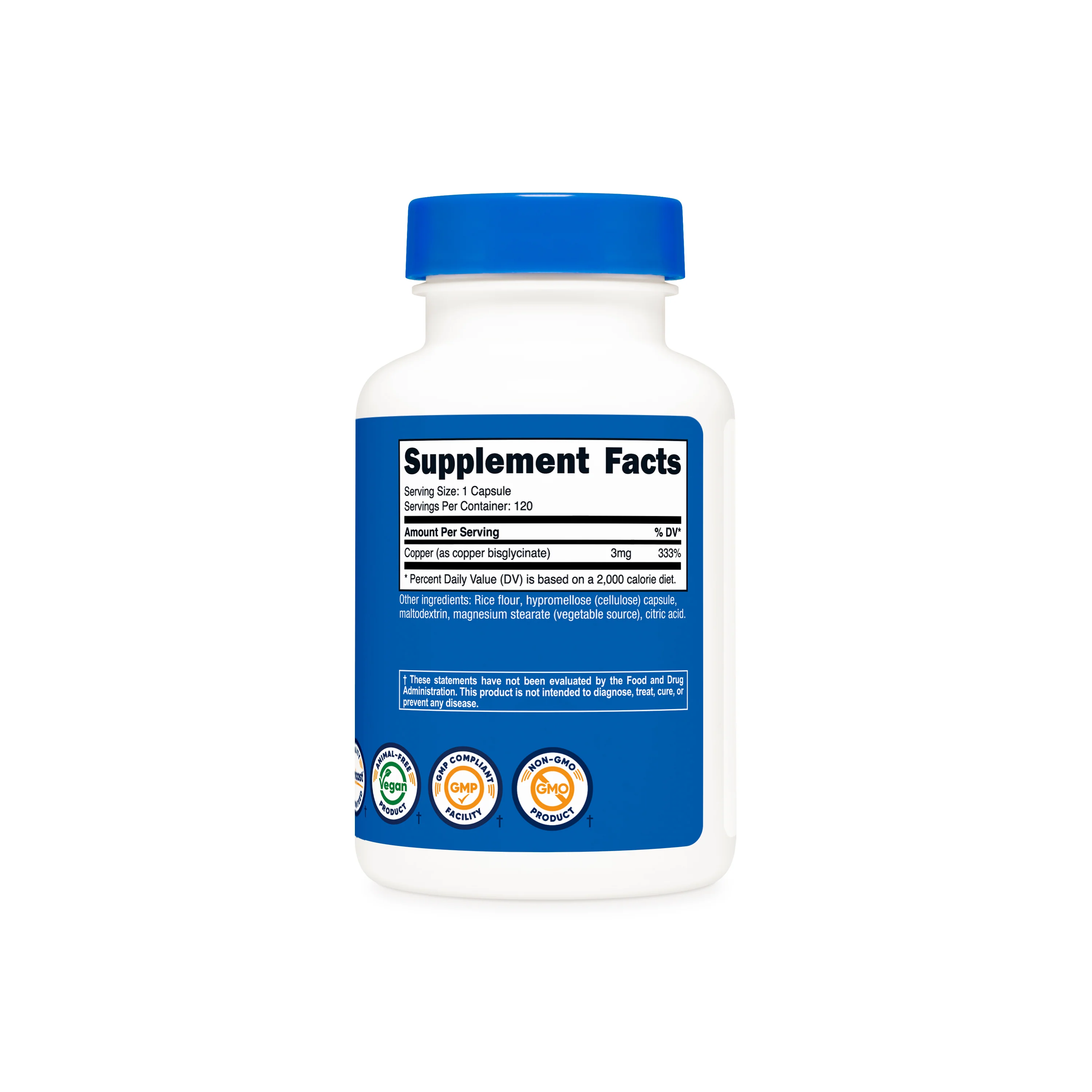 Nutricost Copper Glycinate Capsules - Image 2
