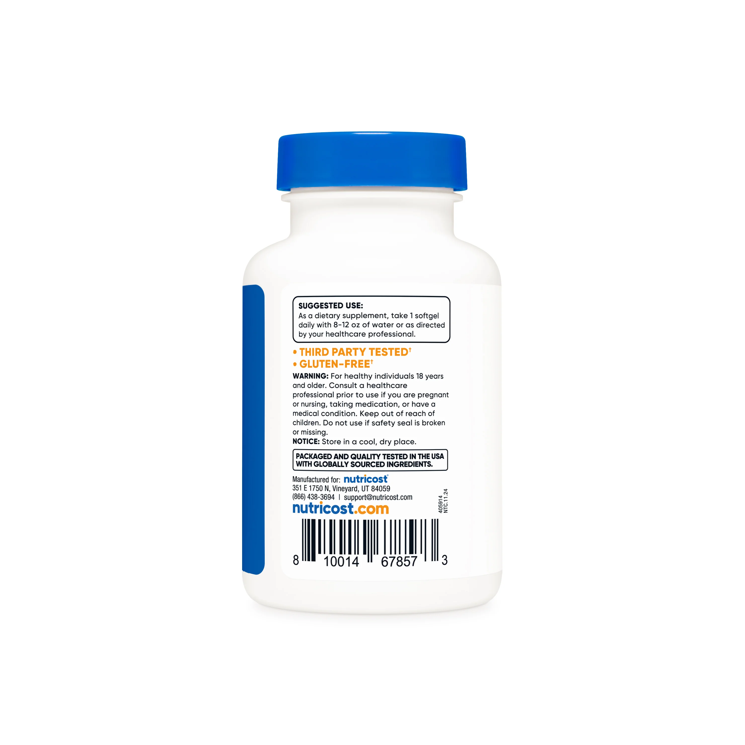 Nutricost CoQ10 Softgels - Image 3