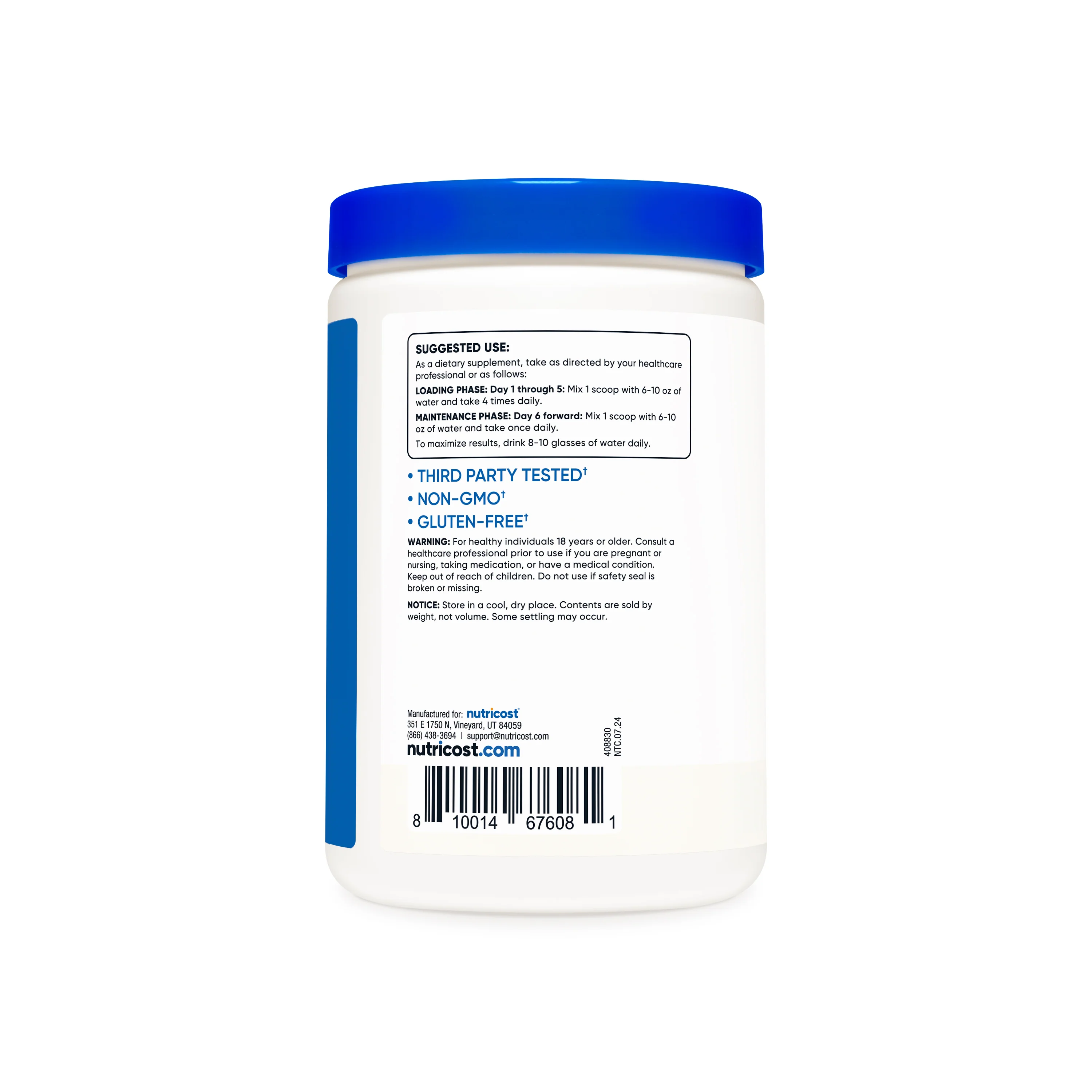 Nutricost Creatine Monohydrate (Creapure®) Powder - Image 3