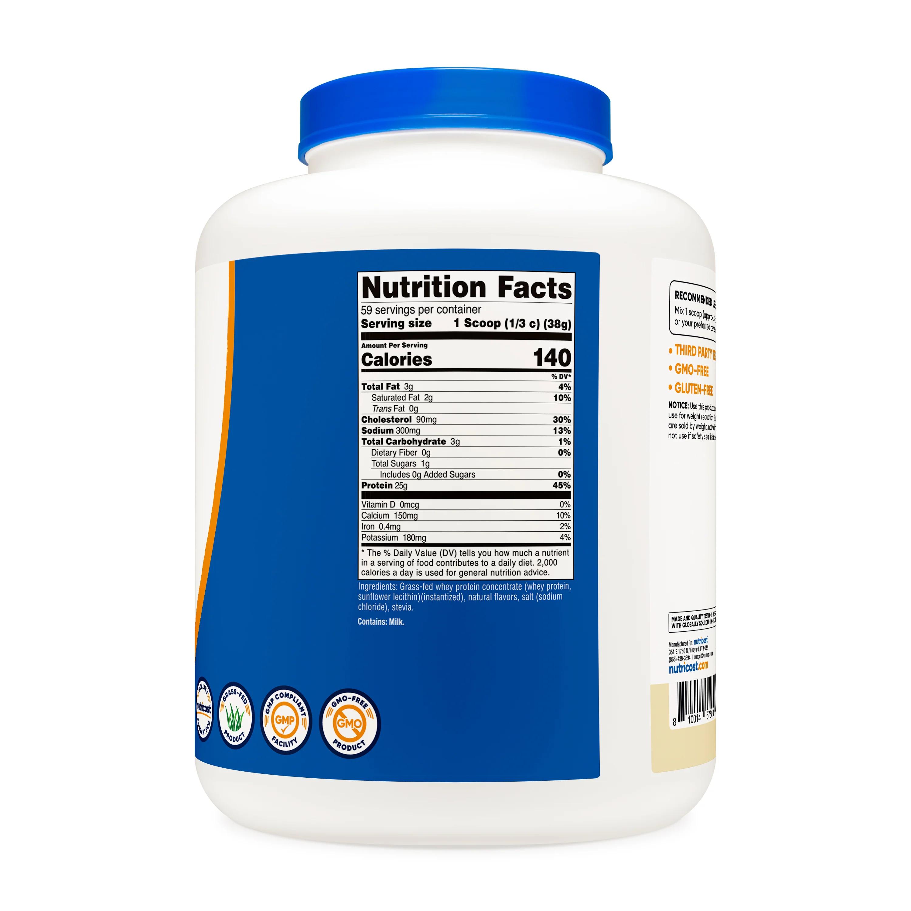 Nutricost Grass-Fed Whey Protein Concentrate Powder - Image 21
