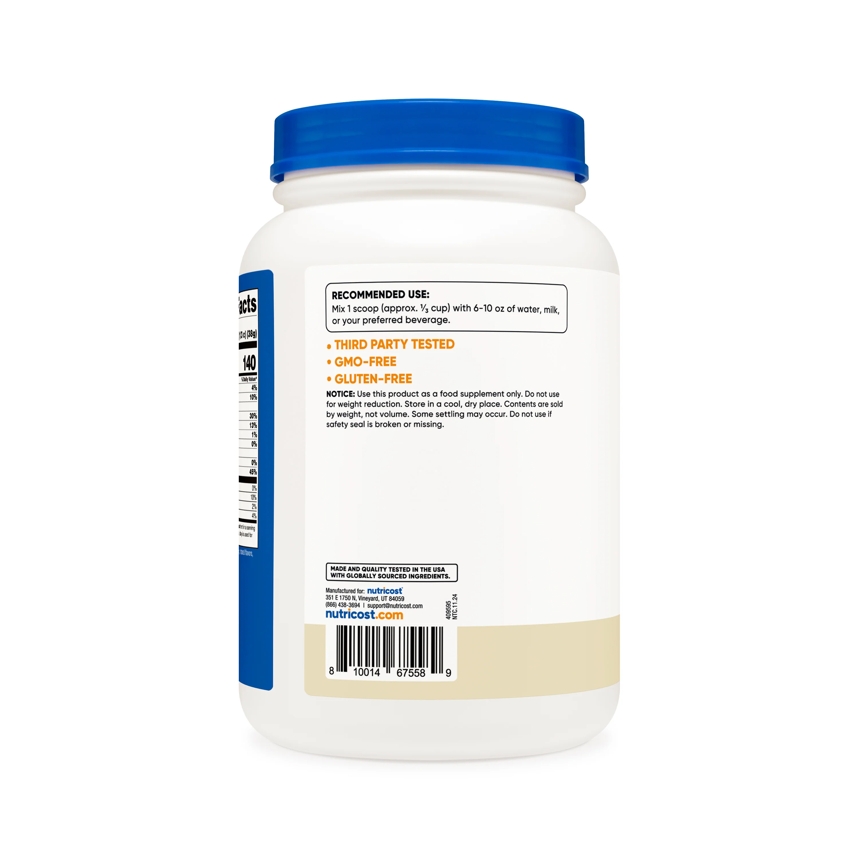 Nutricost Grass-Fed Whey Protein Concentrate Powder - Image 8
