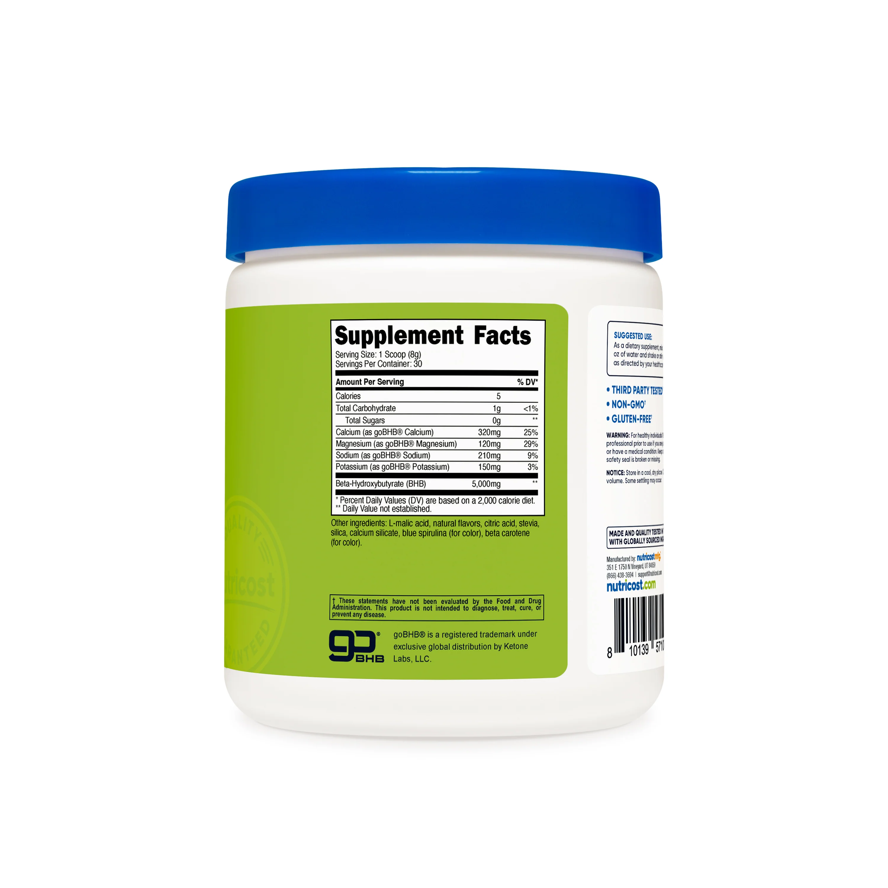Nutricost Ketone BHB Salt 4-in-1 Powder - Image 5