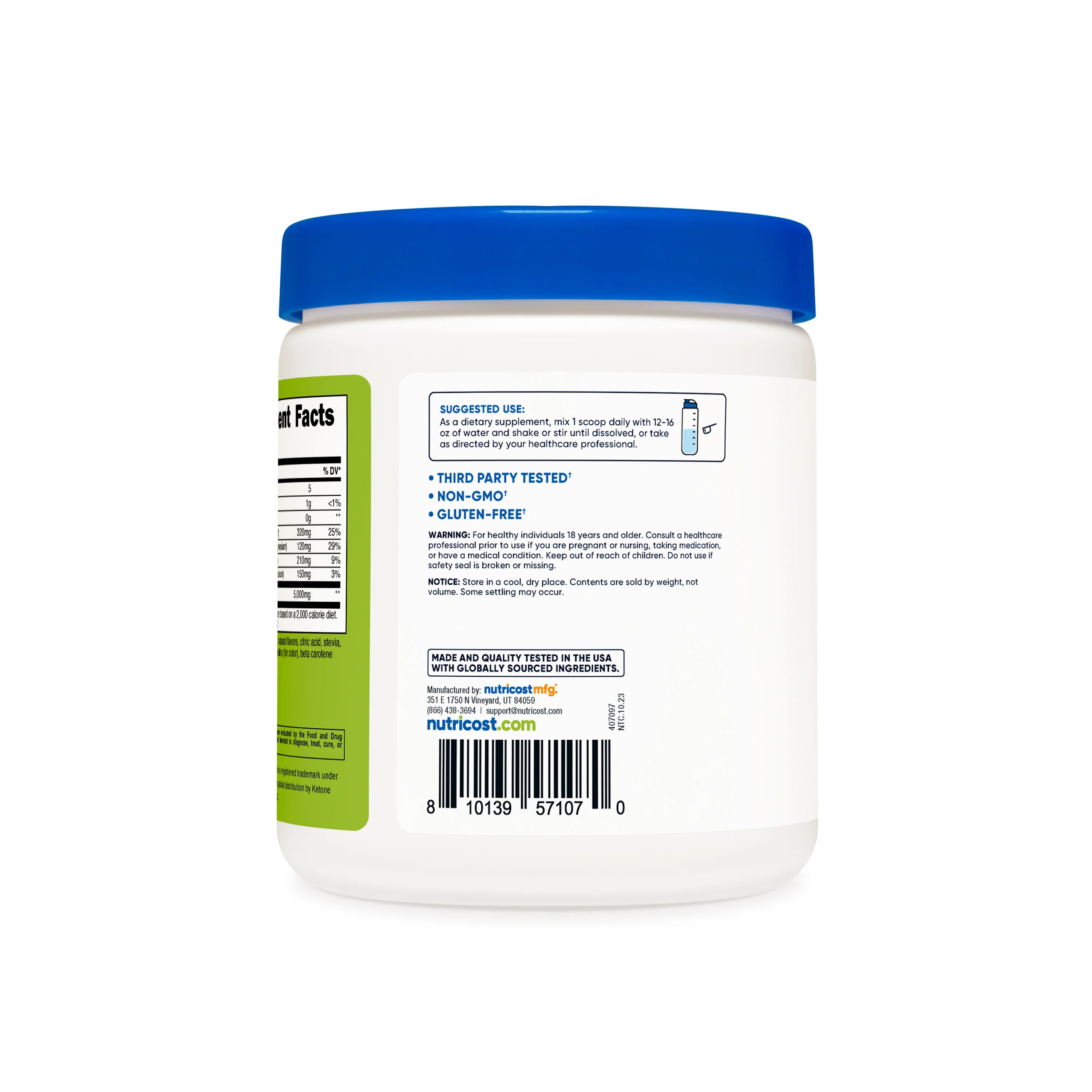 Nutricost Ketone BHB Salt 4-in-1 Powder - Image 6