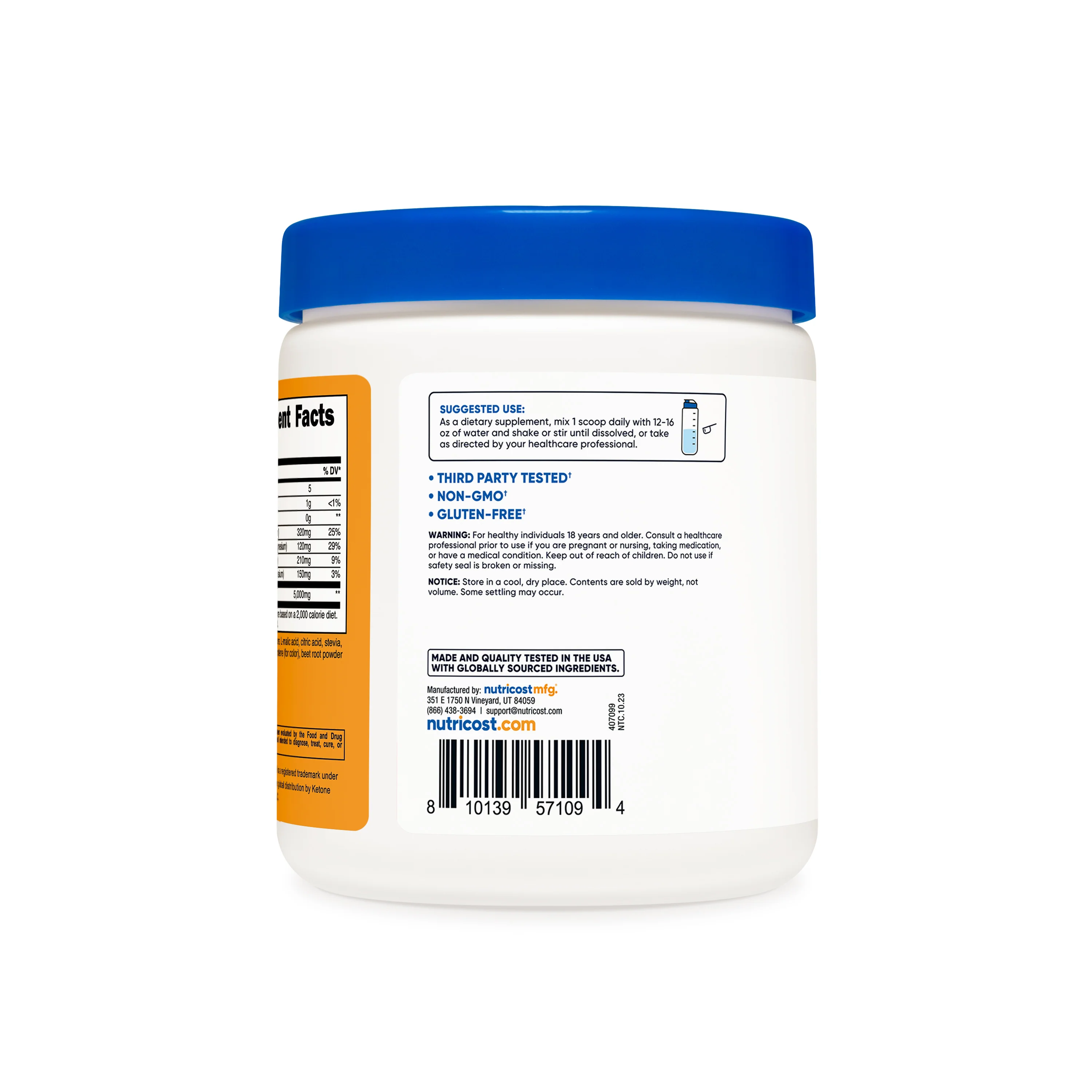 Nutricost Ketone BHB Salt 4-in-1 Powder - Image 9