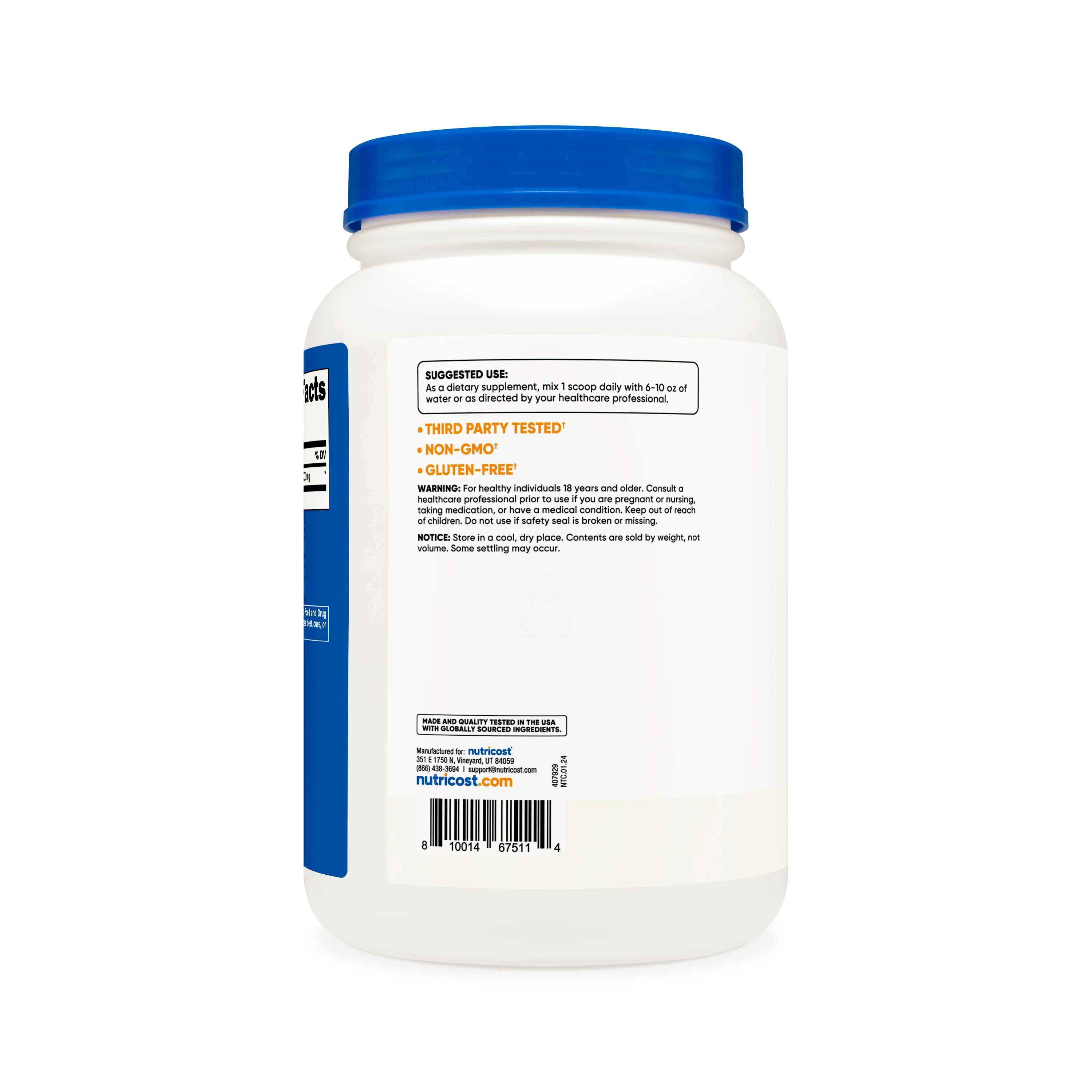 Nutricost L-Citrulline Malate (2:1) Unflavored Powder - Image 7
