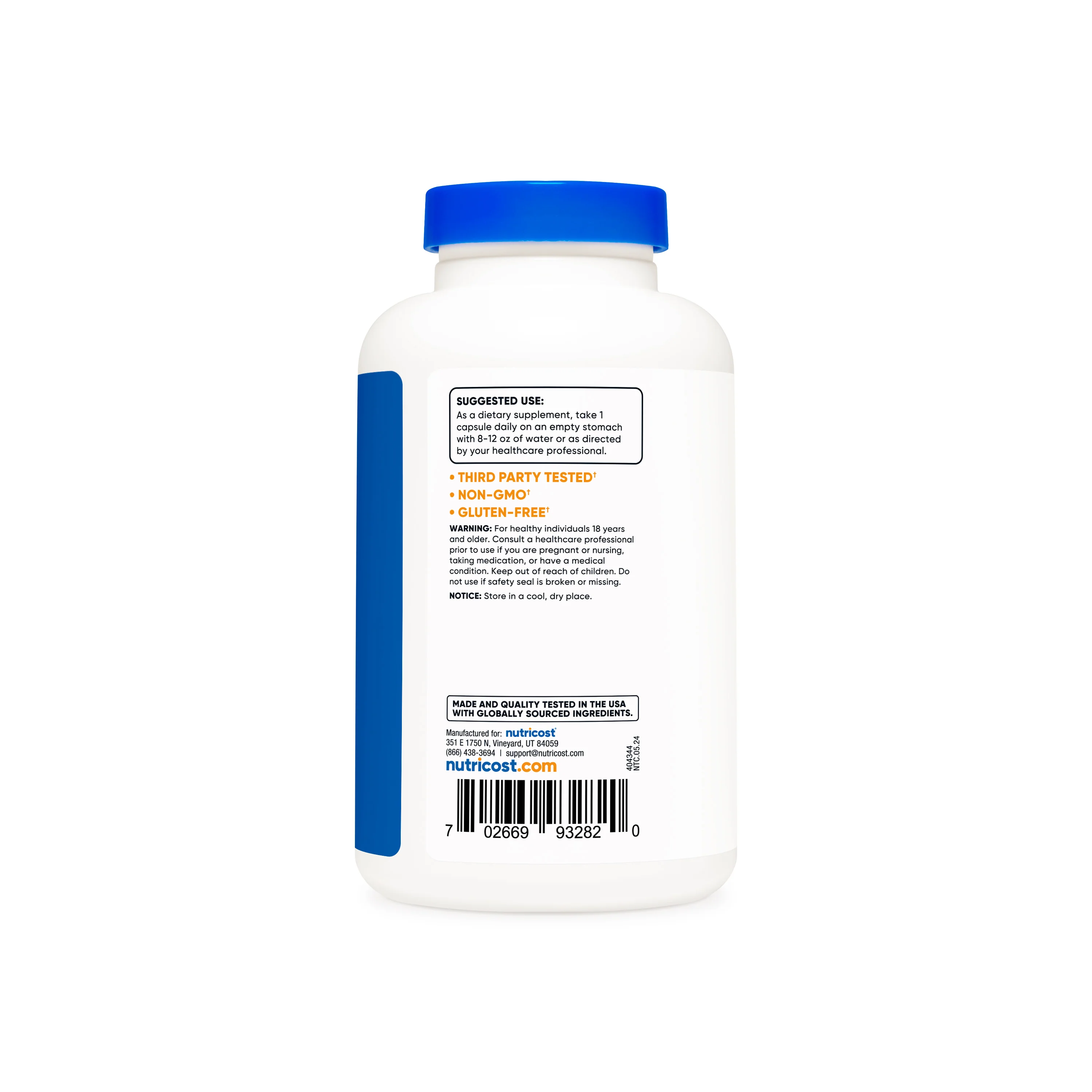 Nutricost L-Glutamine Capsules - Image 3