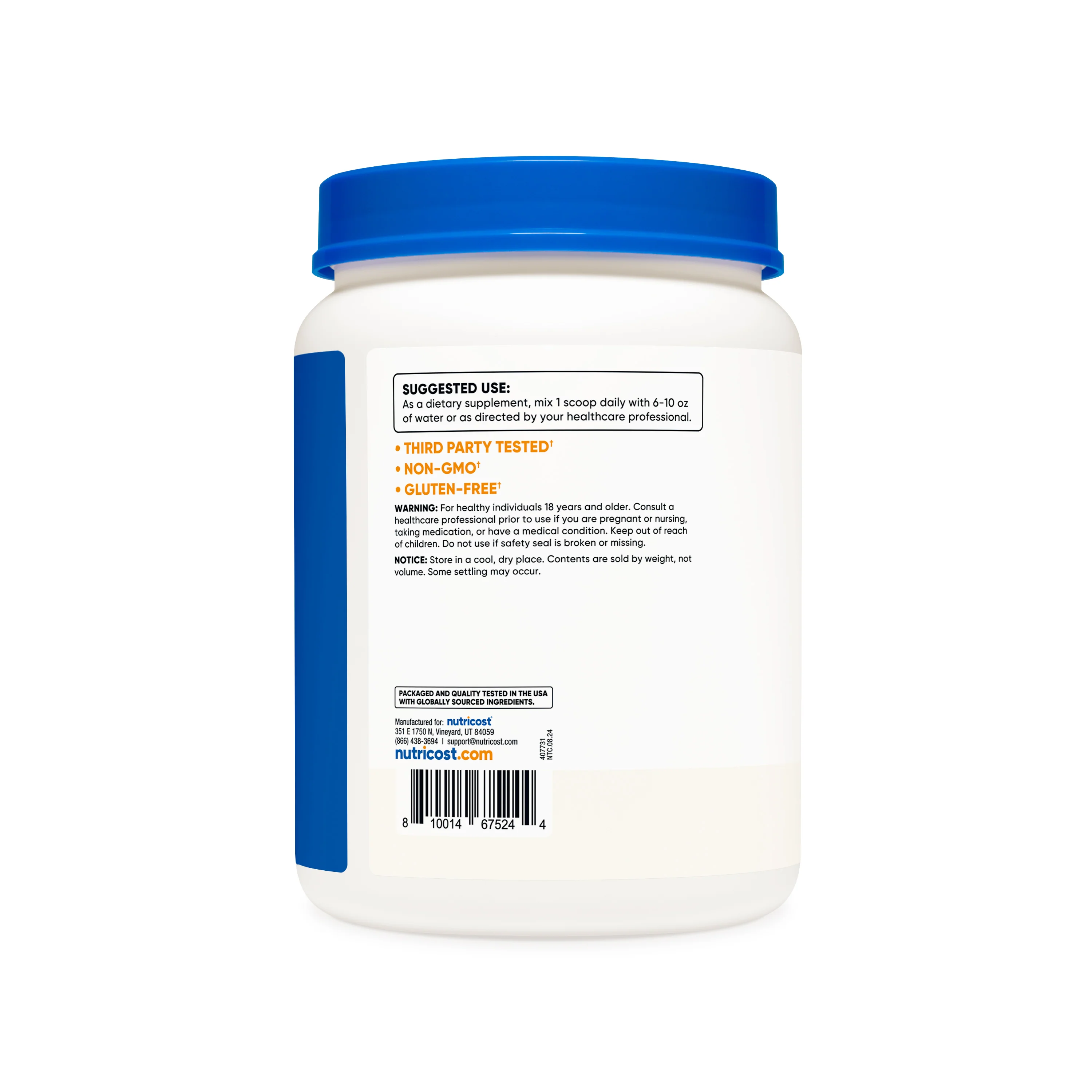 Nutricost L-Glutamine Powder - Image 21