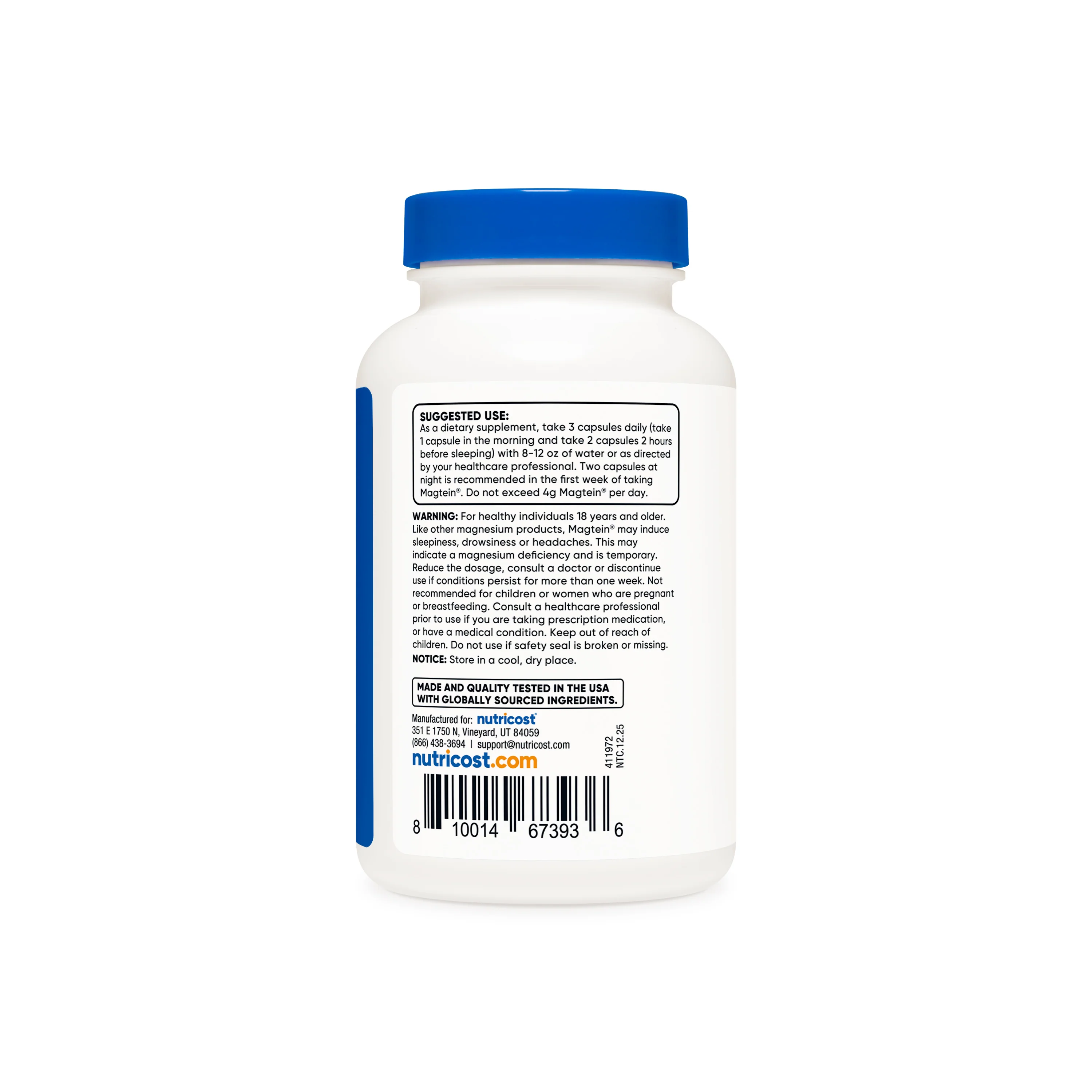 Nutricost Magnesium L-Threonate As Magtein® - Image 6
