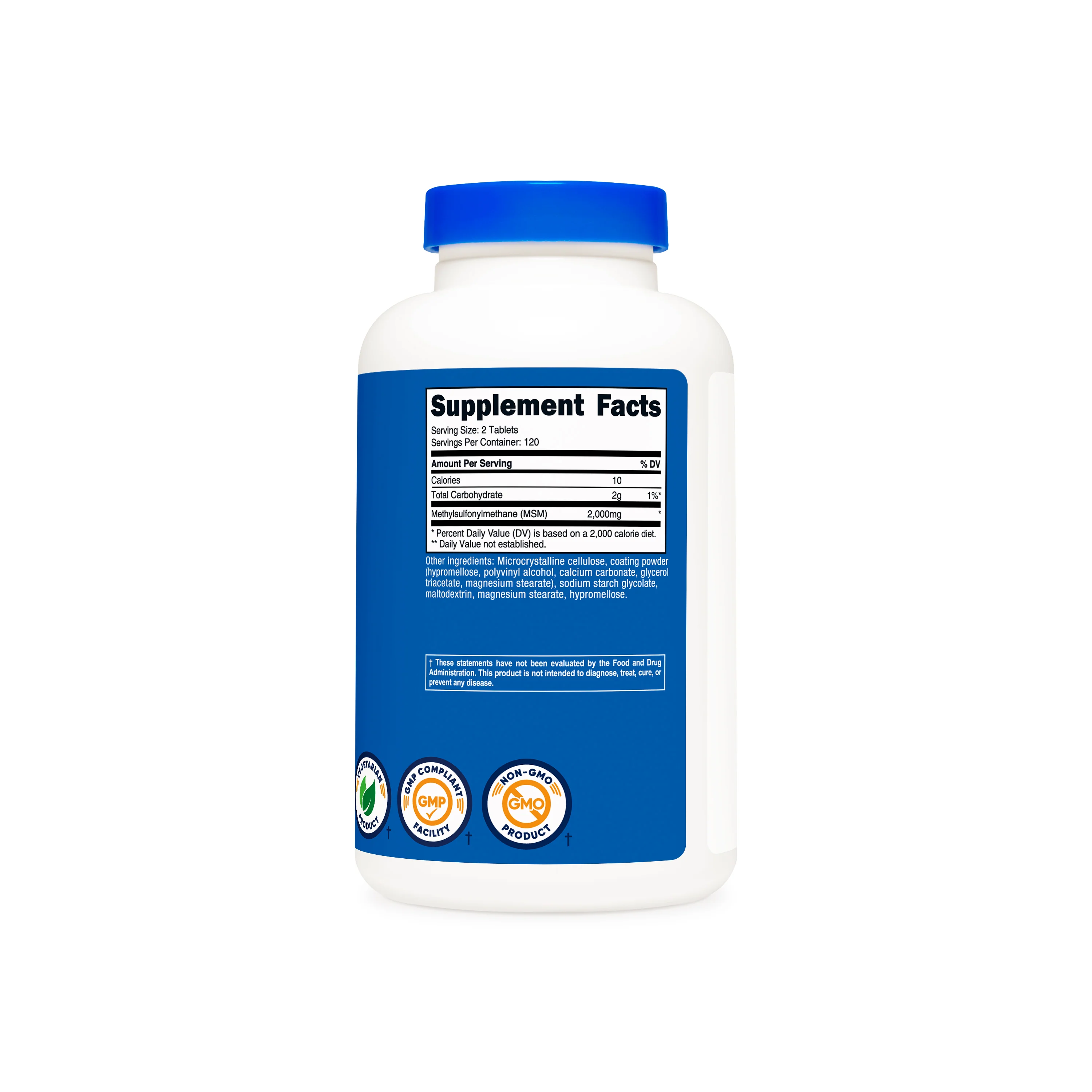 Nutricost MSM Tablets - Image 2