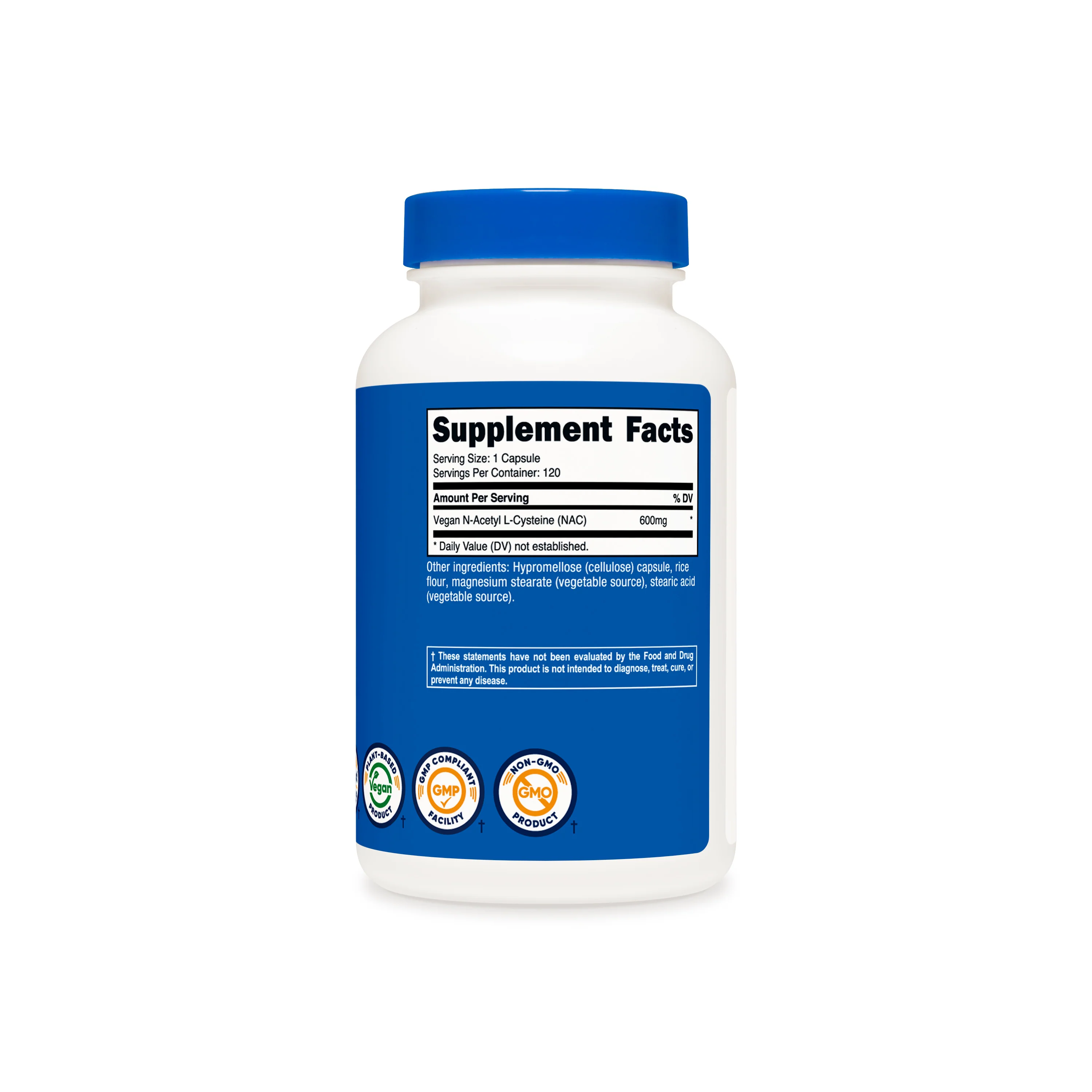 Nutricost N-Acetyl L-Cysteine (NAC) Capsules - Image 8