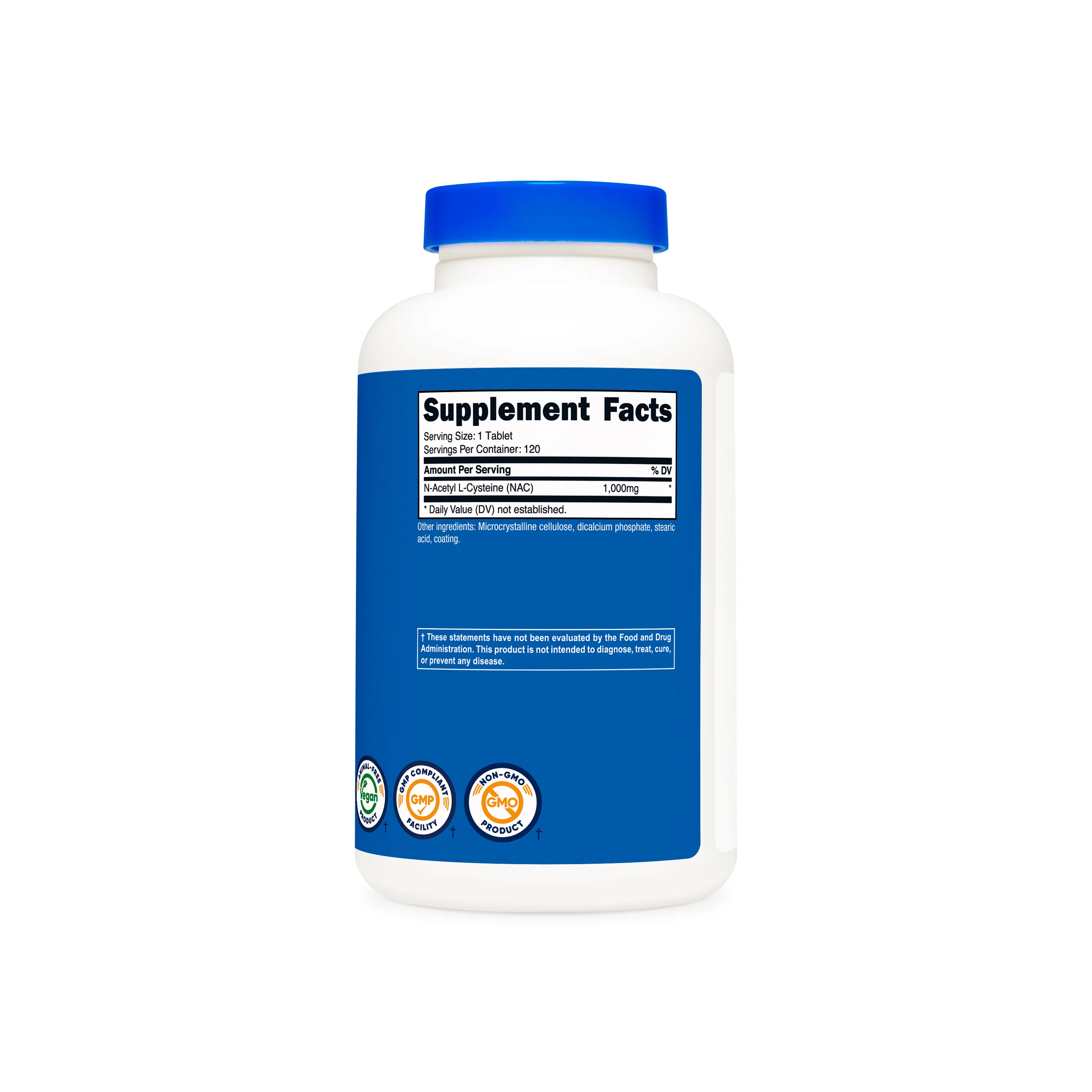 Nutricost N-Acetyl L-Cysteine (NAC) Tablets - Image 2