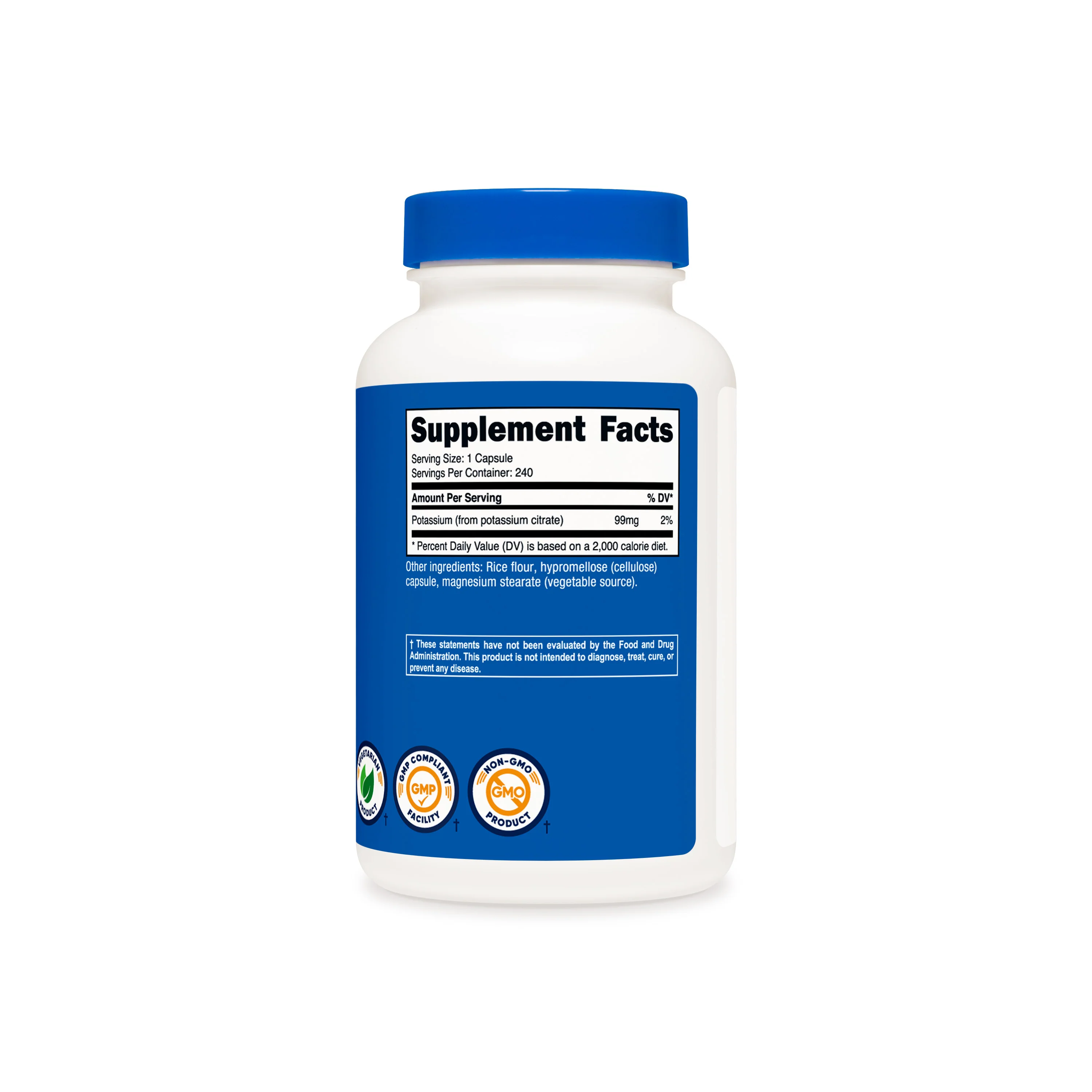Nutricost Potassium Citrate Capsules - Image 5