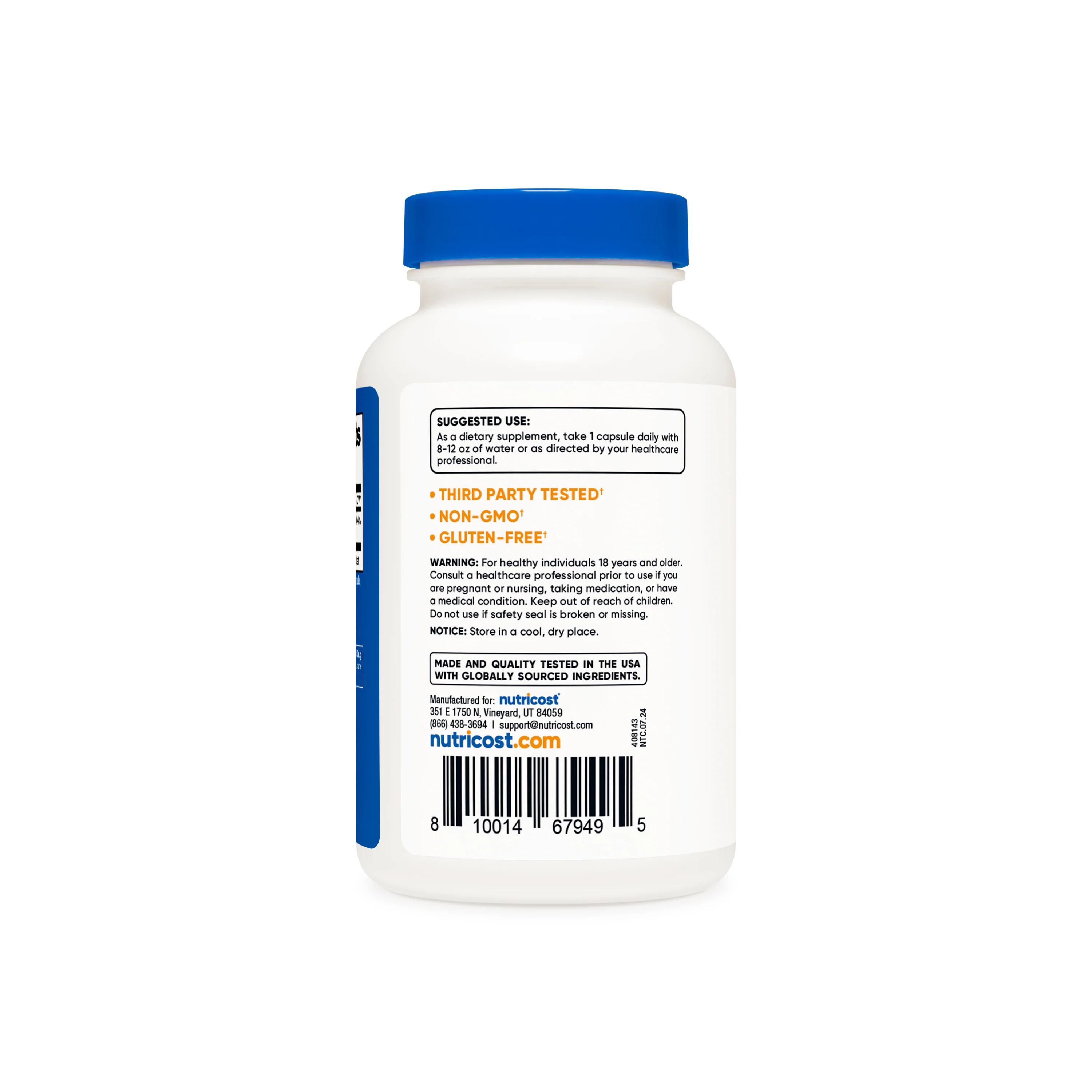 Nutricost Selenium Capsules - Image 3