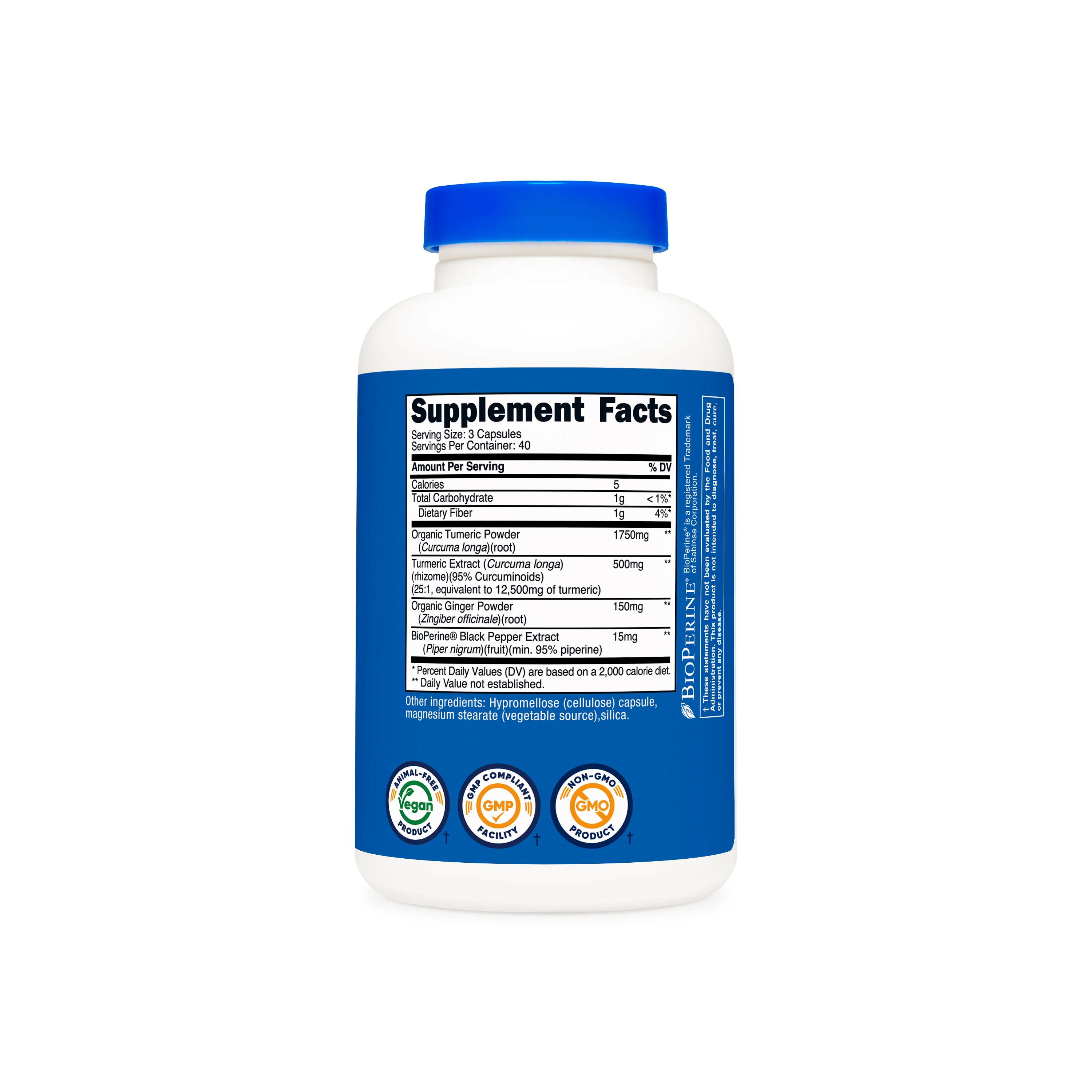 Nutricost Turmeric + Ginger - Image 2