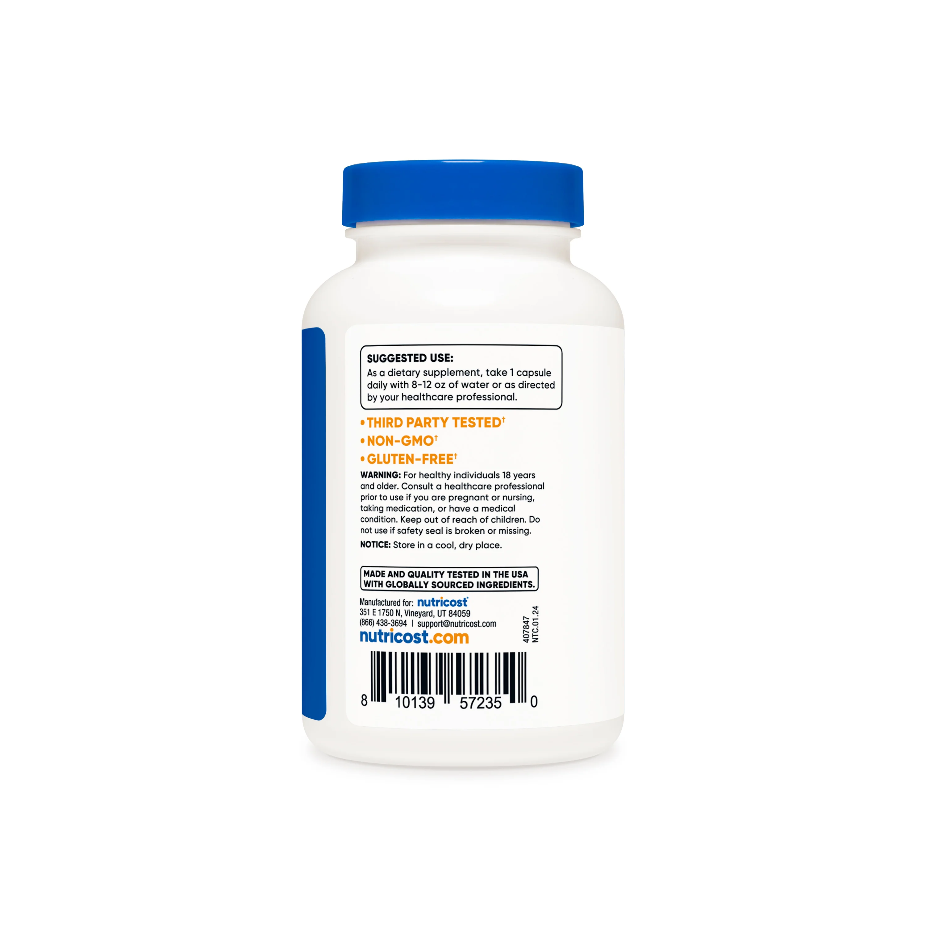 Nutricost Vitamin B Complex Capsules - Image 3