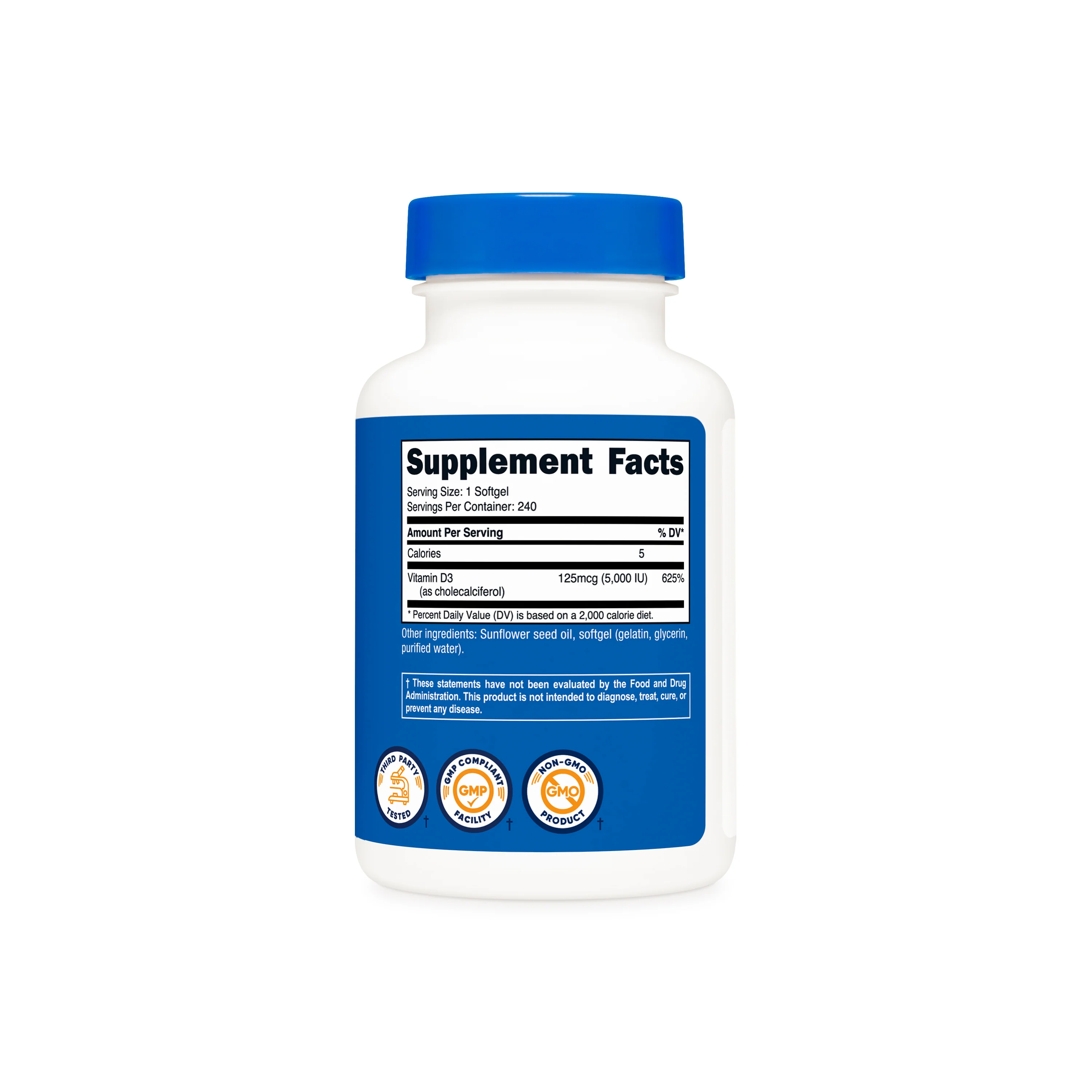 Nutricost Vitamin D3 Softgels - Image 8