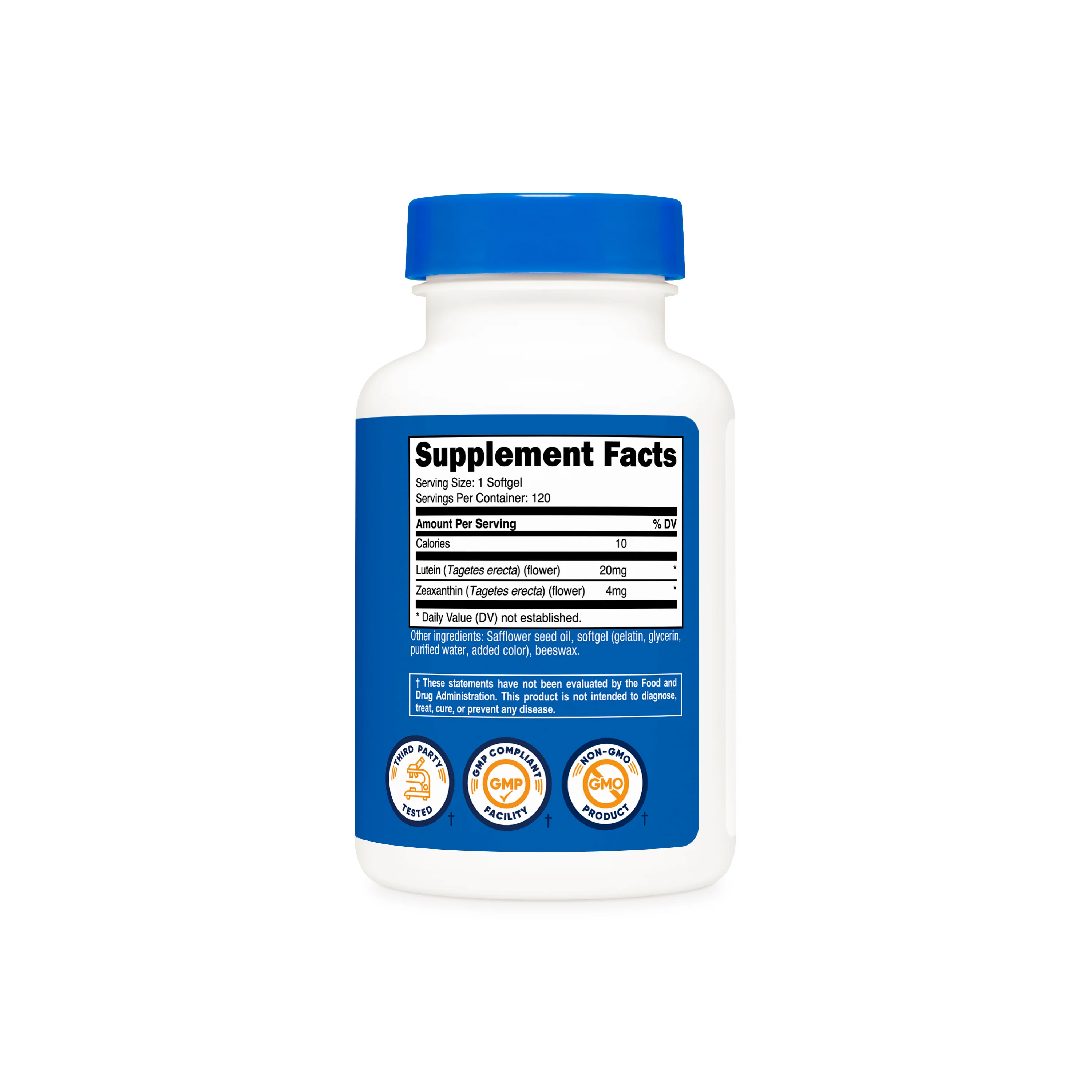 Nutricost Zeaxanthin (with Lutein) Softgels - Image 2
