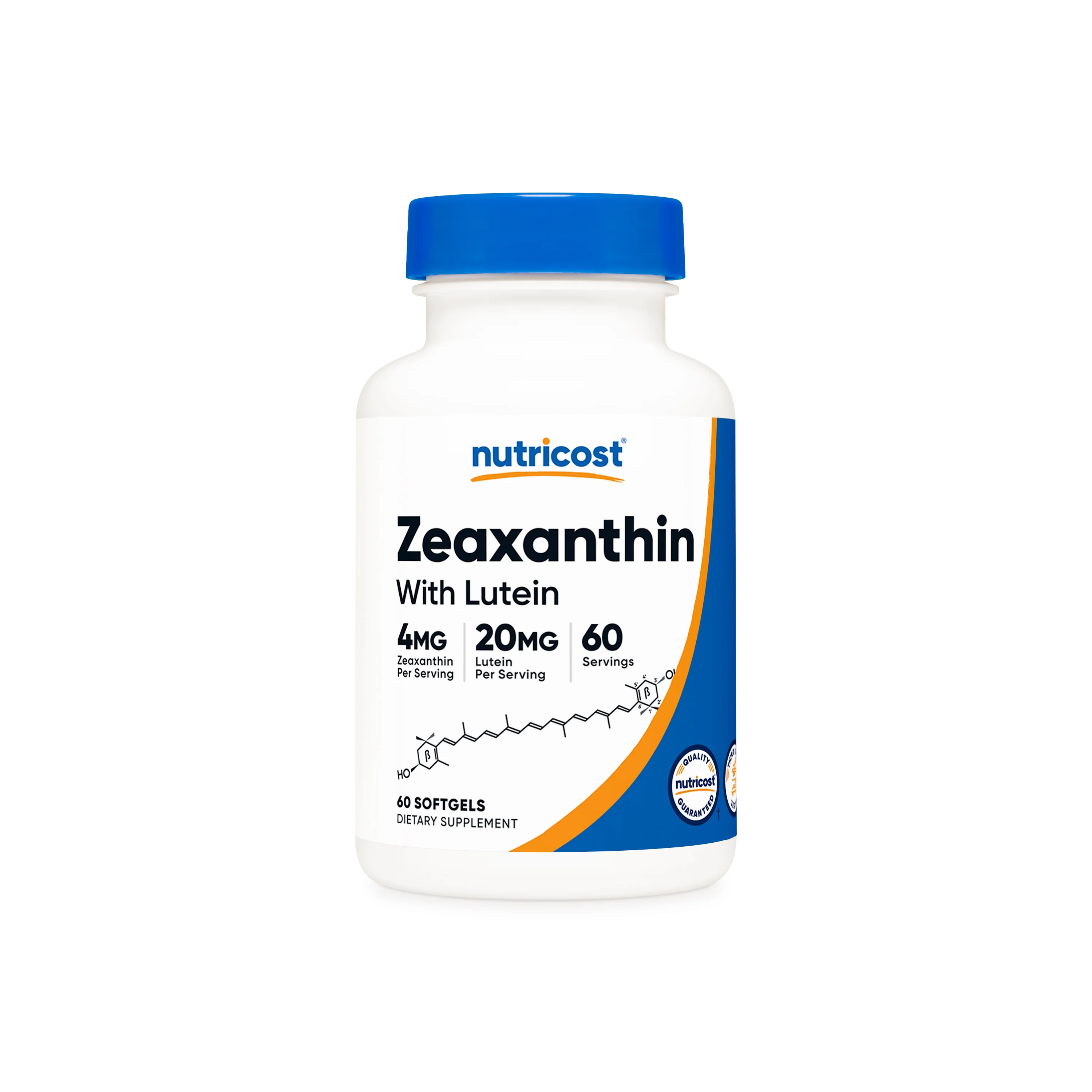 Nutricost Zeaxanthin (with Lutein) Softgels - Image 4