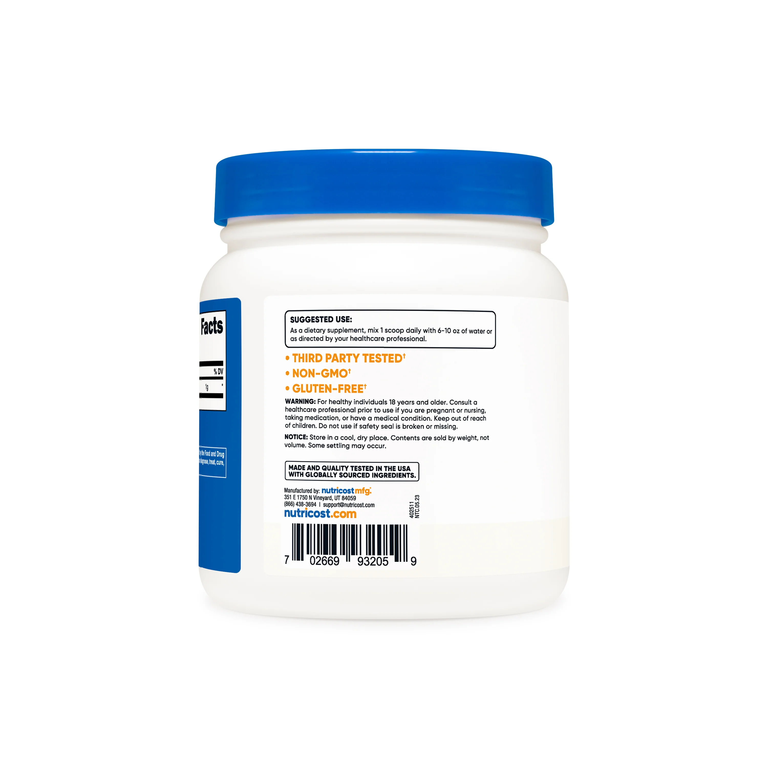 Nutricost Betaine HCL Powder - Image 3