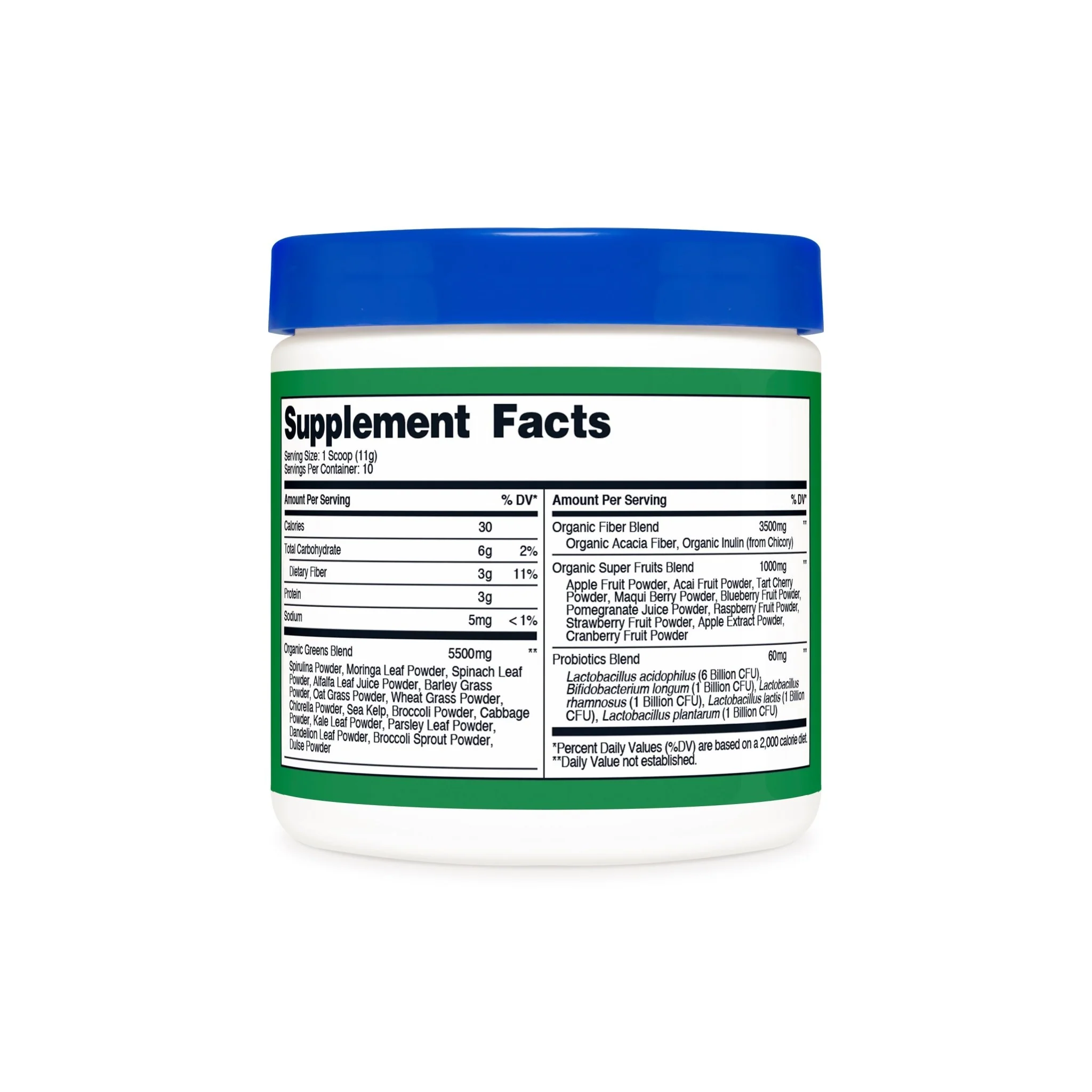 Nutricost Organic Super Greens Powder - 10 Servings - Image 5